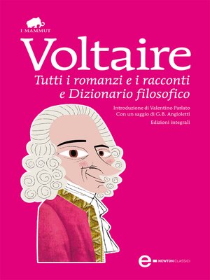 cover image of Tutti i romanzi e i racconti e Dizionario filosofico